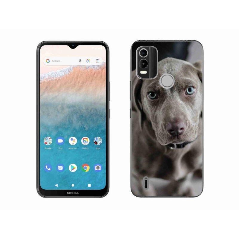Gelový obal mmCase na mobil Nokia C21 Plus - výmarský ohař