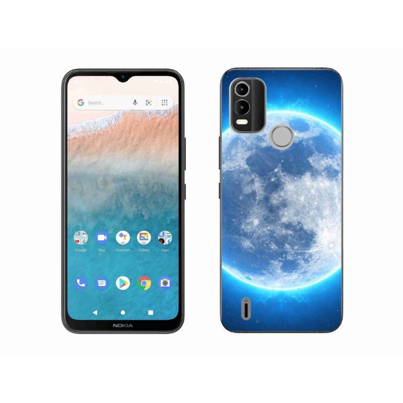 Gelový obal mmCase na mobil Nokia C21 Plus - zeměkoule
