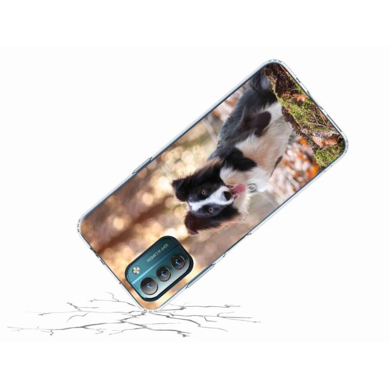Gelový obal mmCase na mobil Nokia G11/G21 - border kolie 1