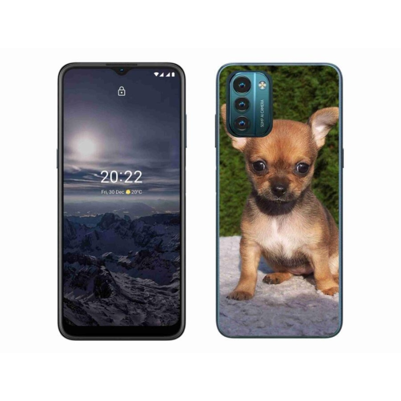 Gelový obal mmCase na mobil Nokia G11/G21 - čivava 3