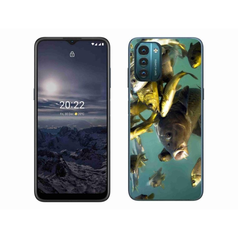 Gelový obal mmCase na mobil Nokia G11/G21 - hejno ryb