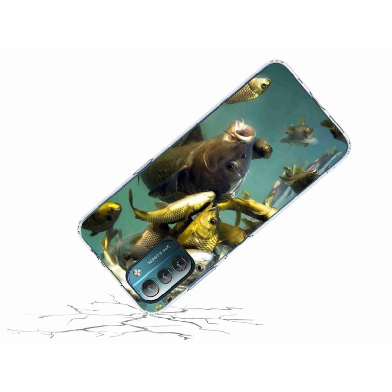 Gelový obal mmCase na mobil Nokia G11/G21 - hejno ryb