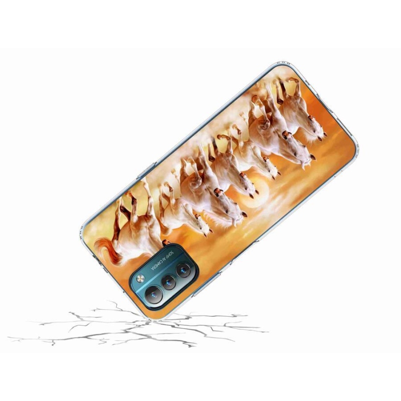 Gelový obal mmCase na mobil Nokia G11/G21 - koně 2