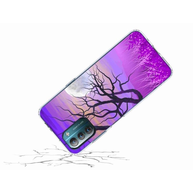 Gelový obal mmCase na mobil Nokia G11/G21 - kreslený opadaný strom
