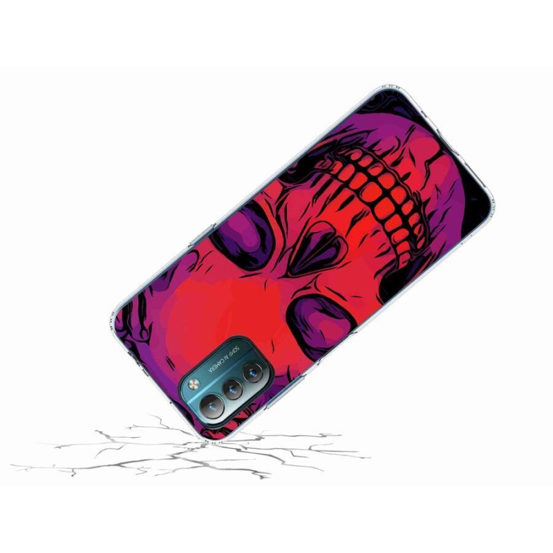 Gelový obal mmCase na mobil Nokia G11/G21 - lebka