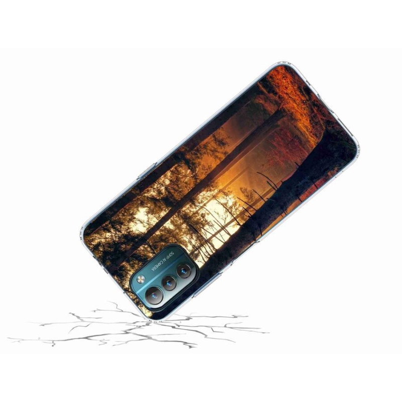 Gelový obal mmCase na mobil Nokia G11/G21 - les