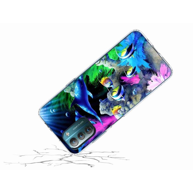 Gelový obal mmCase na mobil Nokia G11/G21 - mořský svět
