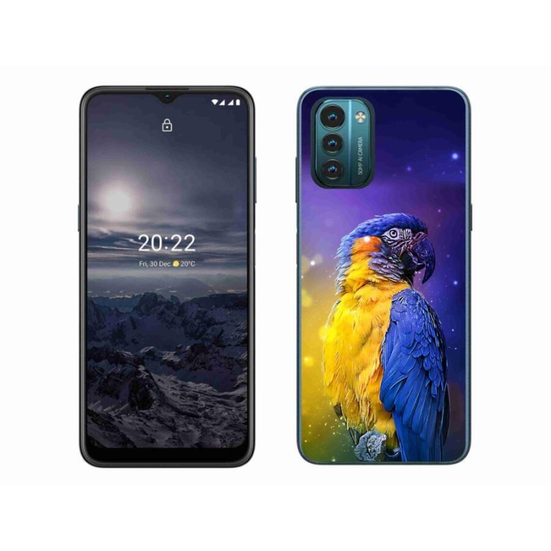 Gelový obal mmCase na mobil Nokia G11/G21 - papoušek ara 1