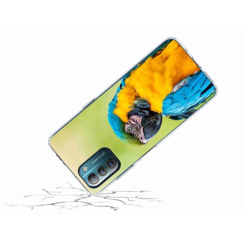 Gelový obal mmCase na mobil Nokia G11/G21 - papoušek ara 2