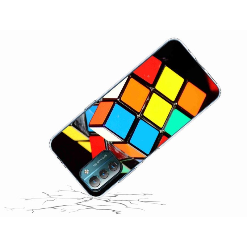 Gelový obal mmCase na mobil Nokia G11/G21 - rubikova kostka