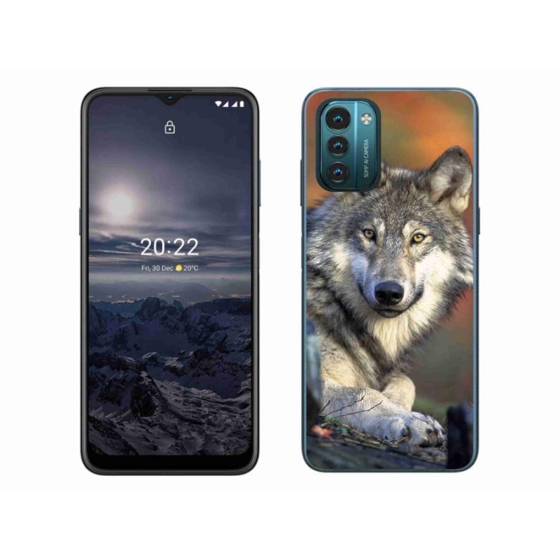 Gelový obal mmCase na mobil Nokia G11/G21 - vlk