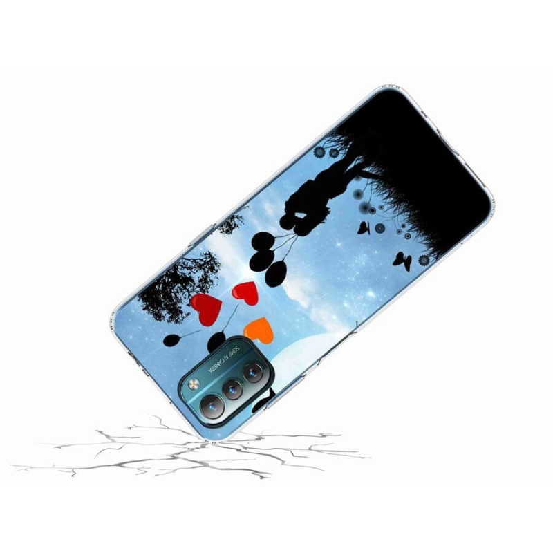 Gelový obal mmCase na mobil Nokia G11/G21 - zamilovaný pár
