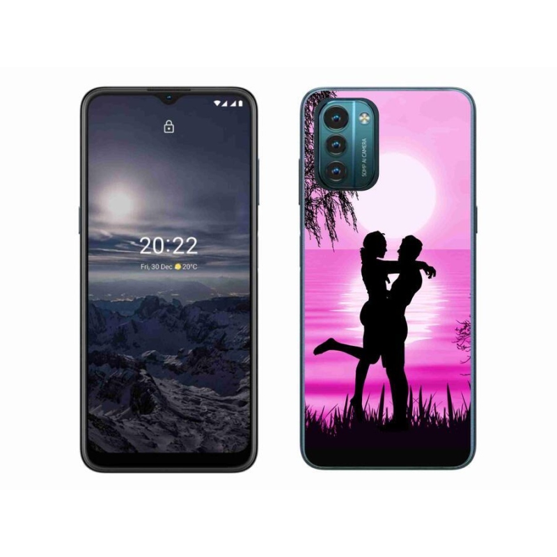 Gelový obal mmCase na mobil Nokia G11/G21 - západ slunce