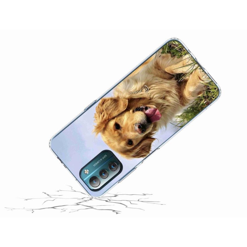 Gelový obal mmCase na mobil Nokia G11/G21 - zlatý retrívr