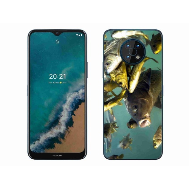 Gelový obal mmCase na mobil Nokia G50 - hejno ryb