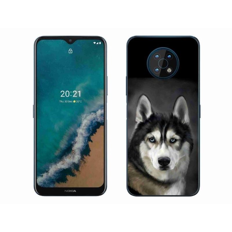 Gelový obal mmCase na mobil Nokia G50 - husky