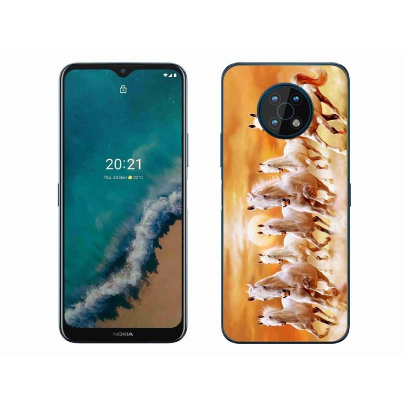 Gelový obal mmCase na mobil Nokia G50 - koně 2