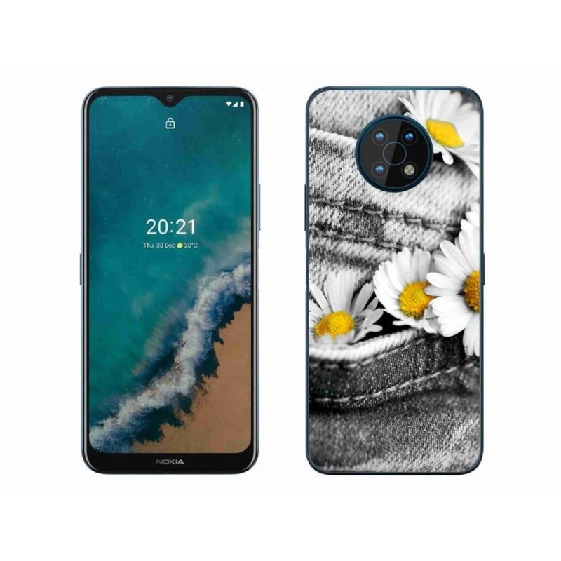Gelový obal mmCase na mobil Nokia G50 - kopretiny