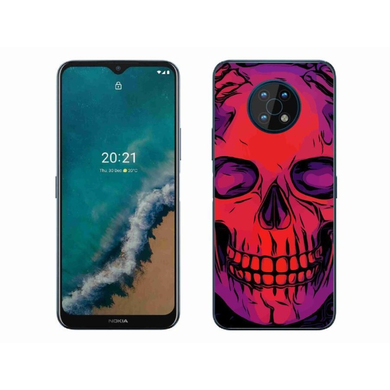 Gelový obal mmCase na mobil Nokia G50 - lebka