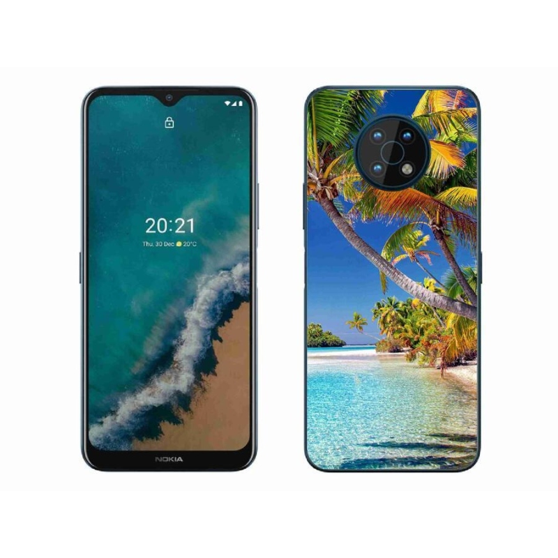 Gelový obal mmCase na mobil Nokia G50 - mořská pláž