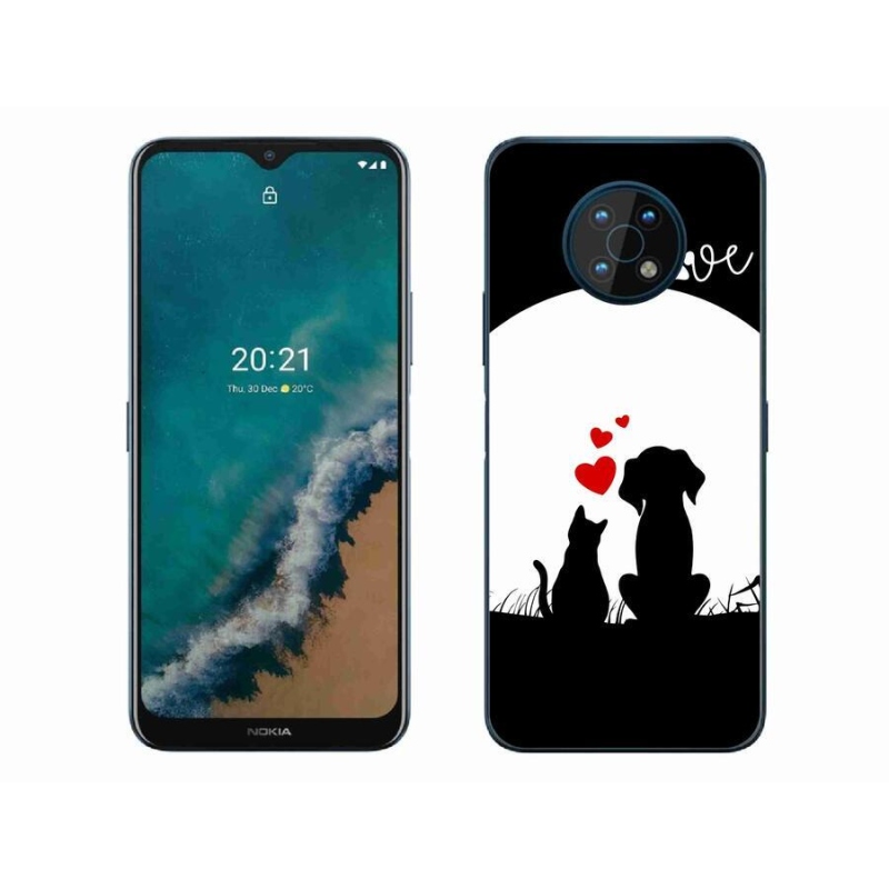 Gelový obal mmCase na mobil Nokia G50 - zvířecí láska