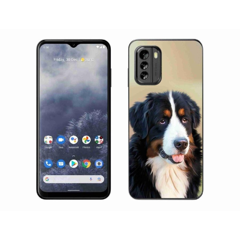 Gelový obal mmCase na mobil Nokia G60 5G - bernský salašnický pes