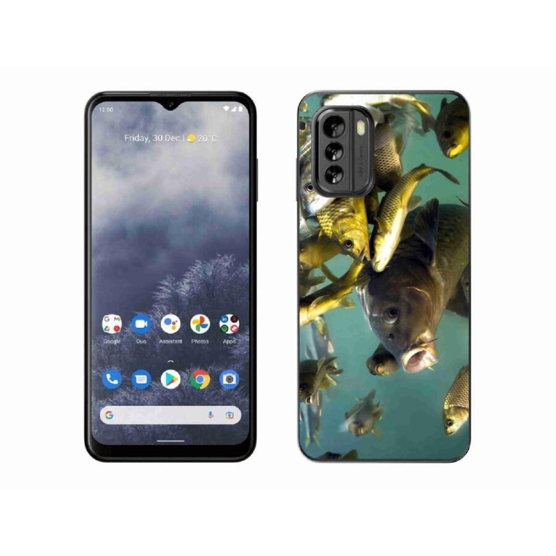 Gelový obal mmCase na mobil Nokia G60 5G - hejno ryb