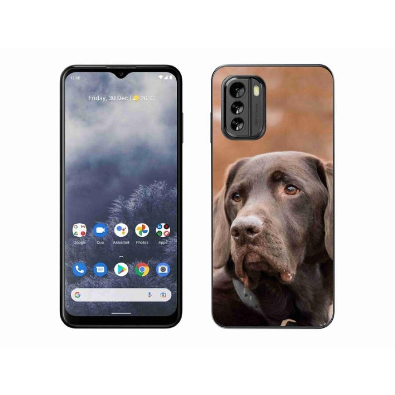 Gelový obal mmCase na mobil Nokia G60 5G - hnědý labrador