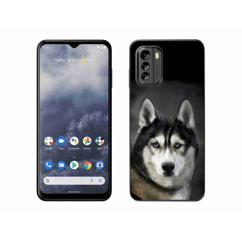 Gelový obal mmCase na mobil Nokia G60 5G - husky