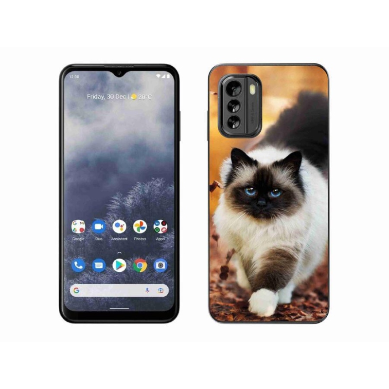 Gelový obal mmCase na mobil Nokia G60 5G - kočka