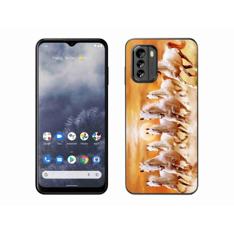Gelový obal mmCase na mobil Nokia G60 5G - koně 2