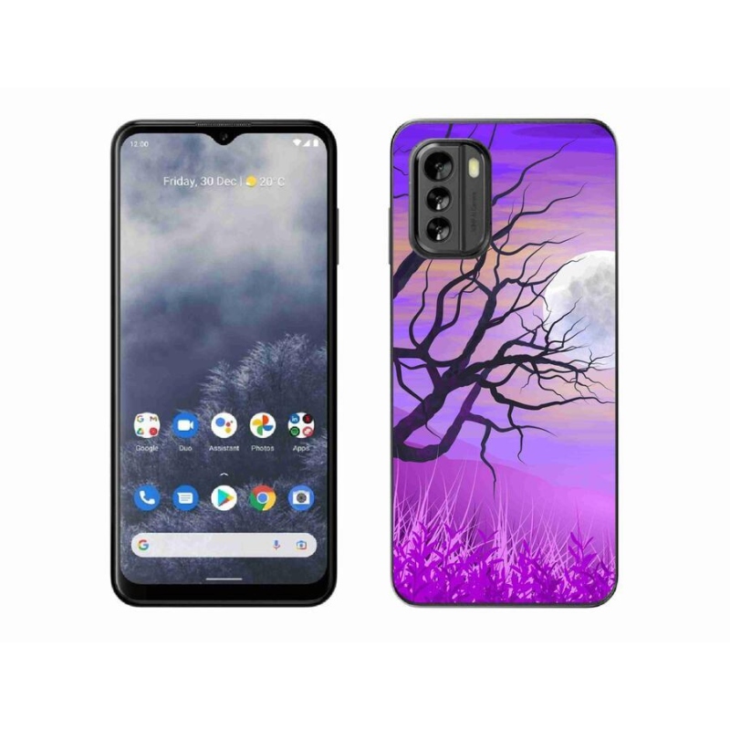 Gelový obal mmCase na mobil Nokia G60 5G - kreslený opadaný strom