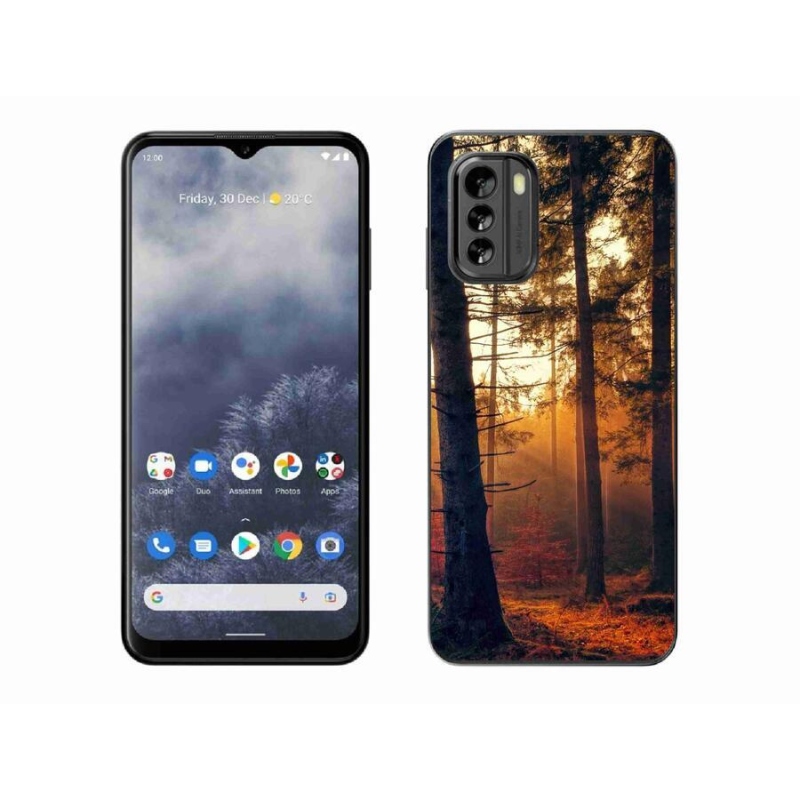 Gelový obal mmCase na mobil Nokia G60 5G - les