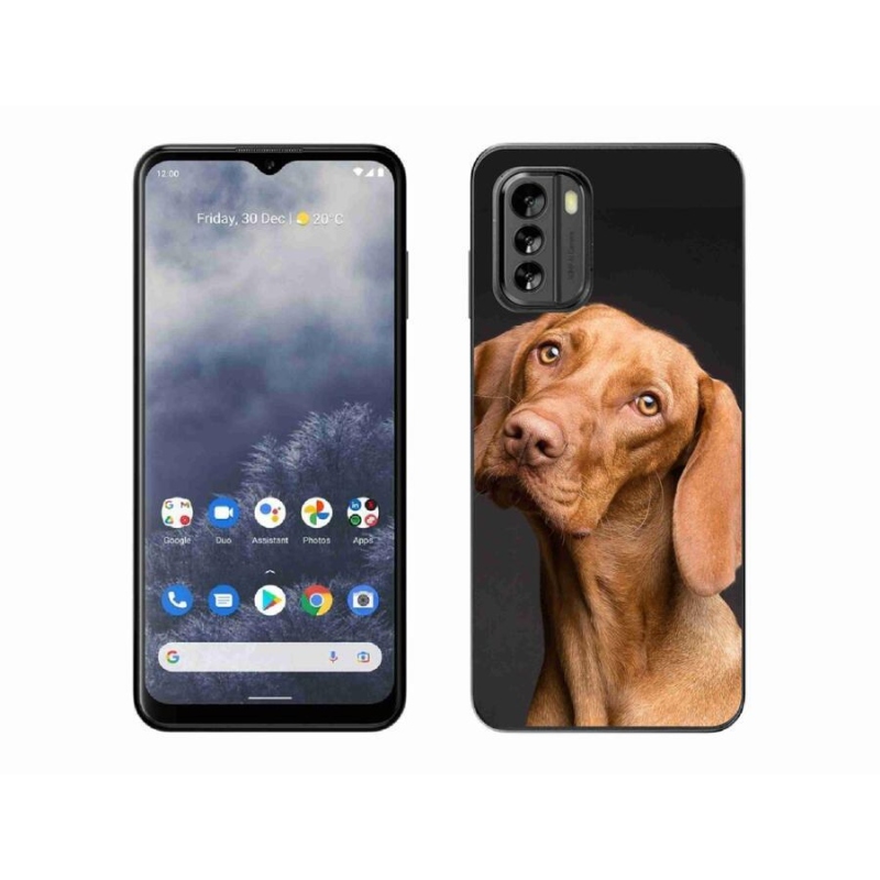 Gelový obal mmCase na mobil Nokia G60 5G - maďarský ohař
