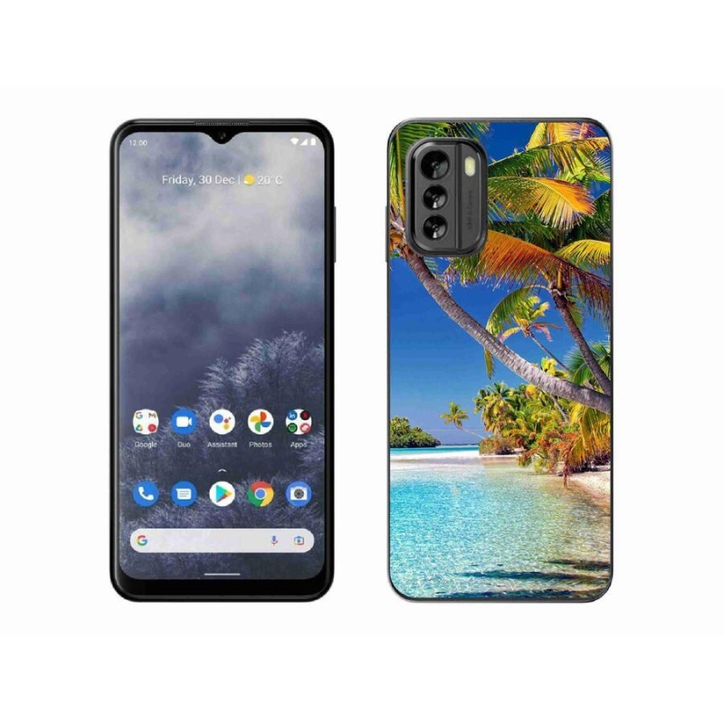Gelový obal mmCase na mobil Nokia G60 5G - mořská pláž
