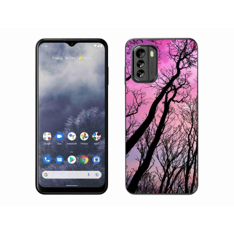 Gelový obal mmCase na mobil Nokia G60 5G - opadané stromy