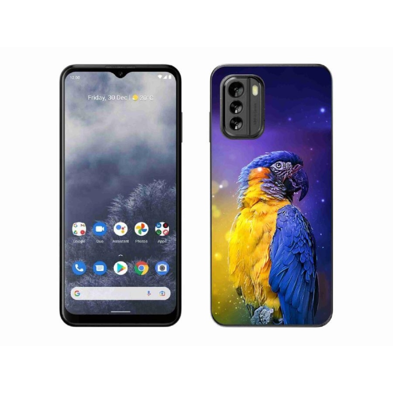 Gelový obal mmCase na mobil Nokia G60 5G - papoušek ara 1