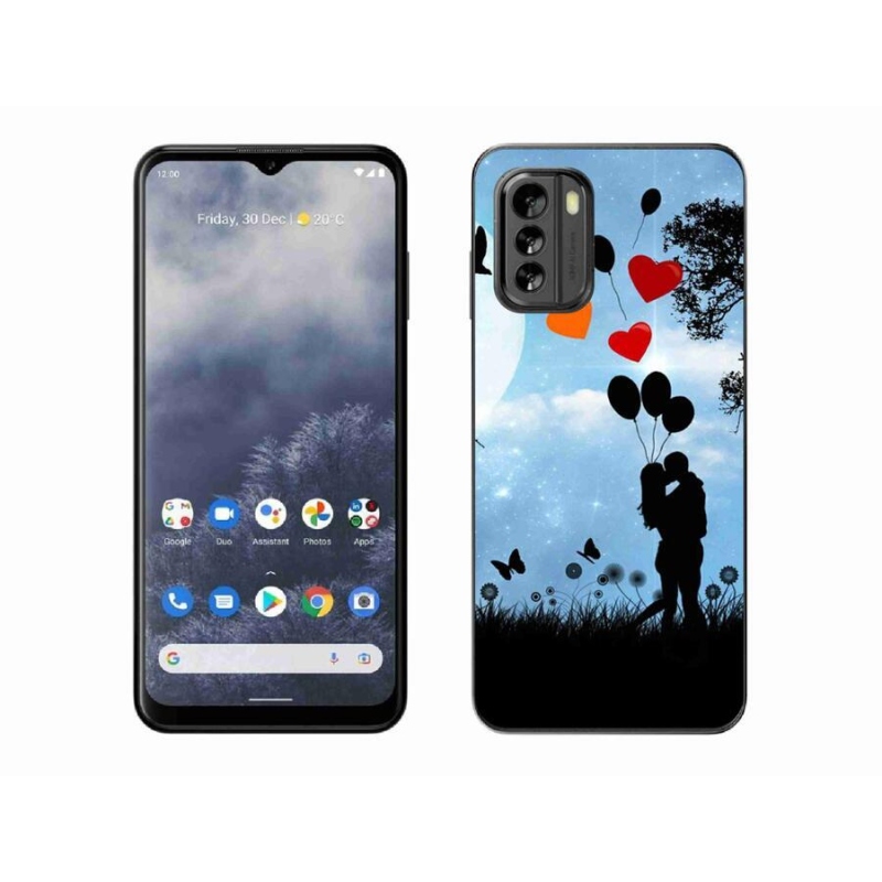 Gelový obal mmCase na mobil Nokia G60 5G - zamilovaný pár