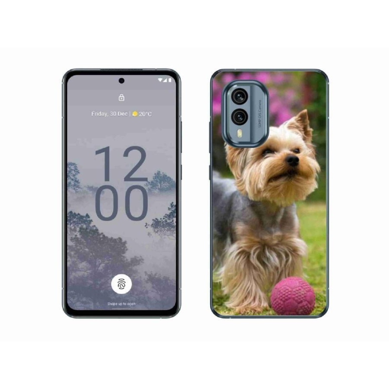 Gelový obal mmCase na mobil Nokia X30 5G - jorkšír 4