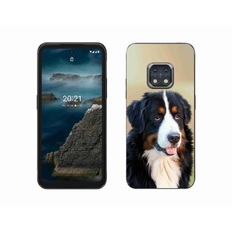 Gelový obal mmCase na mobil Nokia XR20 - bernský salašnický pes