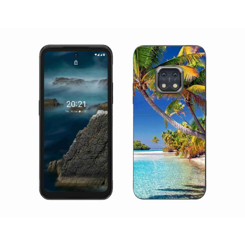 Gelový obal mmCase na mobil Nokia XR20 - mořská pláž