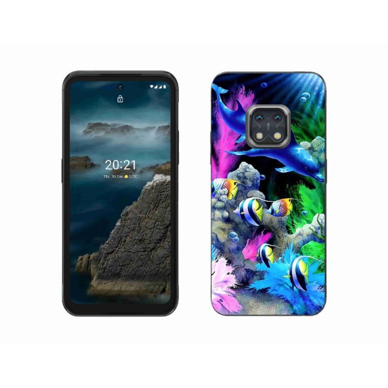 Gelový obal mmCase na mobil Nokia XR20 - mořský svět