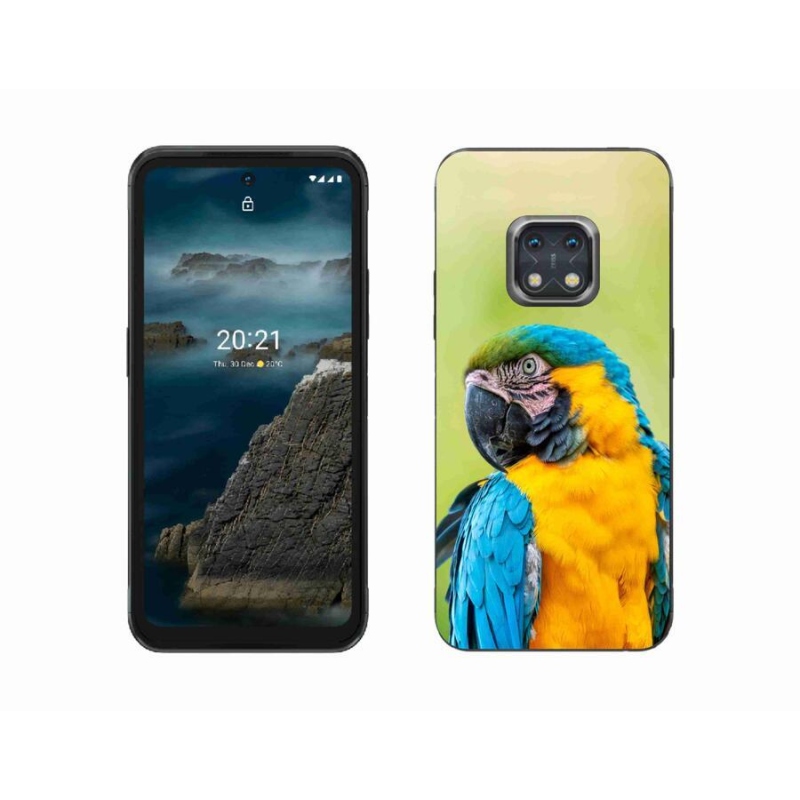 Gelový obal mmCase na mobil Nokia XR20 - papoušek ara 2