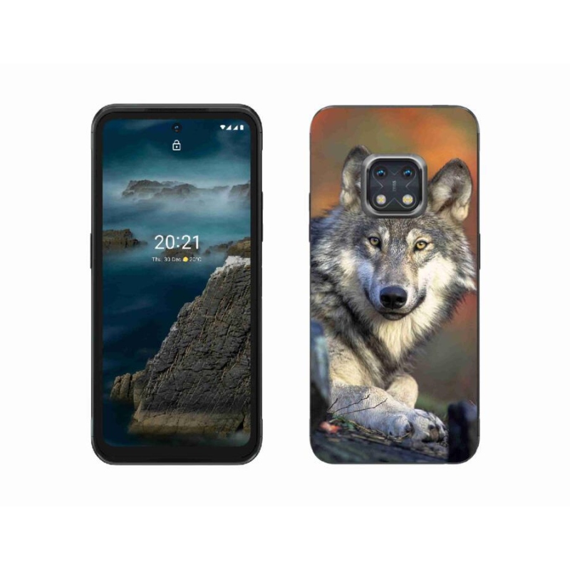 Gelový obal mmCase na mobil Nokia XR20 - vlk