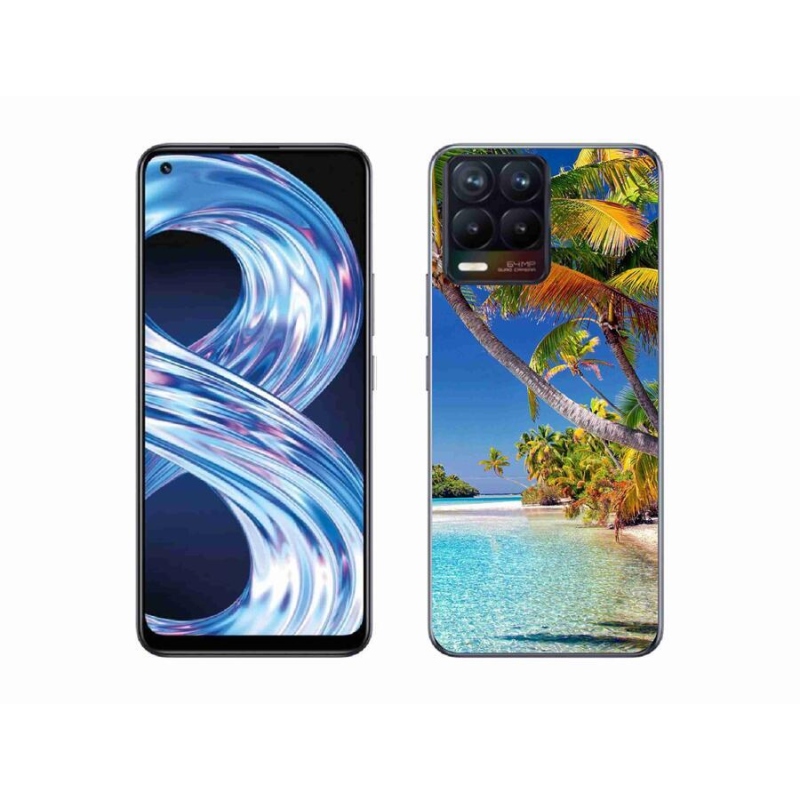 Gelový obal mmCase na mobil Realme 8 4G - mořská pláž