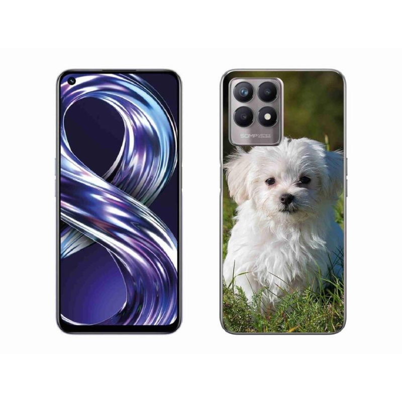 Gelový obal mmCase na mobil Realme 8i - bišonek