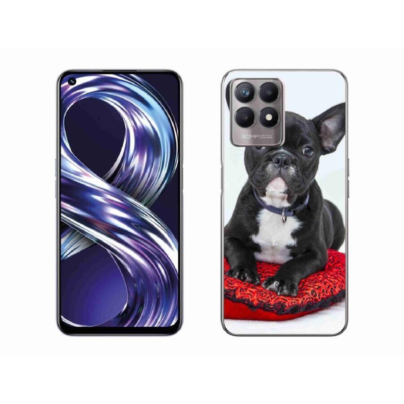 Gelový obal mmCase na mobil Realme 8i - buldok