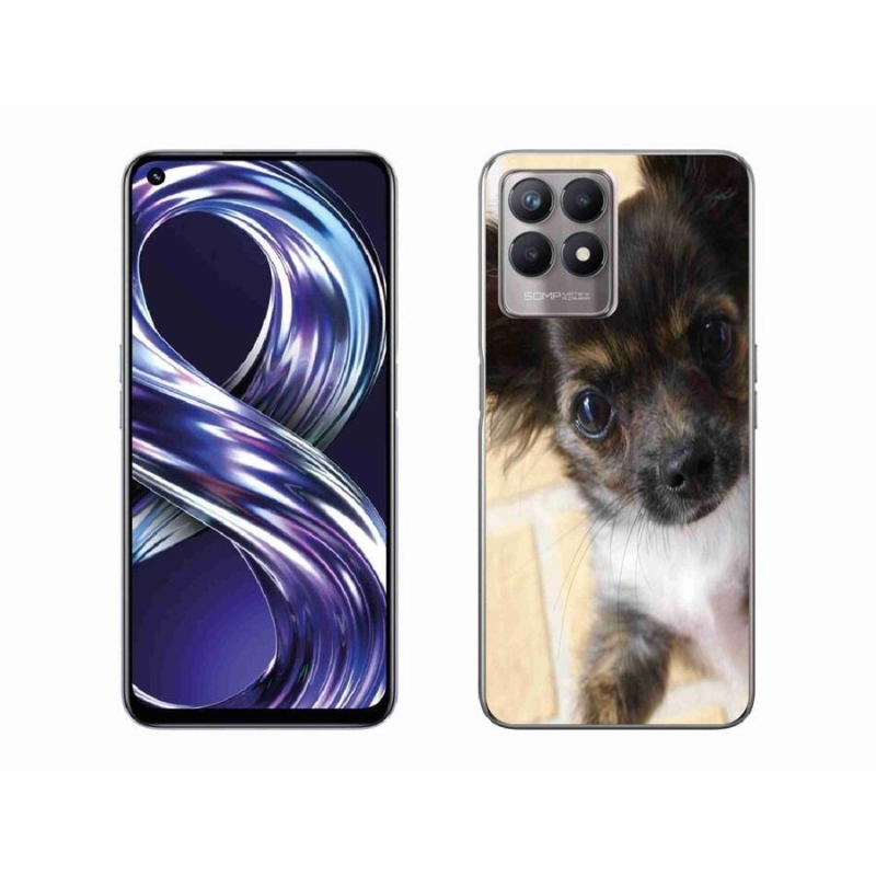 Gelový obal mmCase na mobil Realme 8i - čivava 2