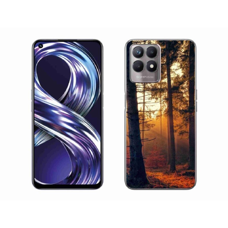 Gelový obal mmCase na mobil Realme 8i - les