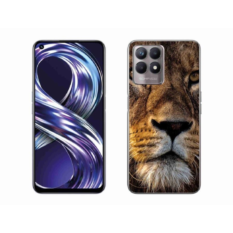 Gelový obal mmCase na mobil Realme 8i - lev